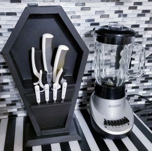 ⚰Handmade Kitchen coffin black ⚰